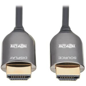 HDMI cables labeled "source" and "display".