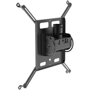 Wall mount bracket with adjustable arms.