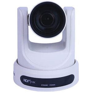 White NDI camera with black lens.