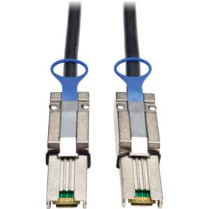 2M External SAS Cable 4-Lane mini-SAS to mini-SAS 6ft TAA