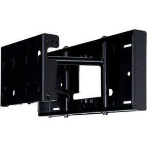 Black adjustable wall mount bracket for screens.