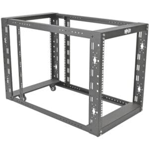 12U 4-Post Open Frame Rack Cabinet Floor Standing 36" Depth