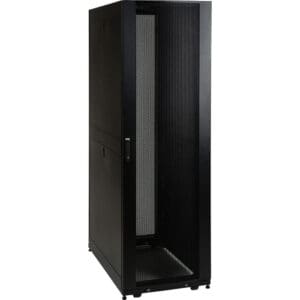 45U Rack Enclosure Server Cabinet 48" Depth w/ Doors & Sides