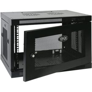 9U Wall Mount Rack Enclosure Cabinet w/ Door & Side Panels