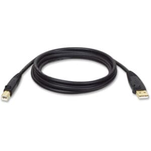 6ft USB 2.0 A/B Gold device cable shielded A male to B male