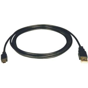 6ft USB 2.0 Gold Device Cable A Male to 5Pin Mini-B Male 6'