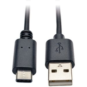 Tripp Lite 3ft USB 2.0 Hi-Speed Cable A Male to USB C USB-C Male 3FT