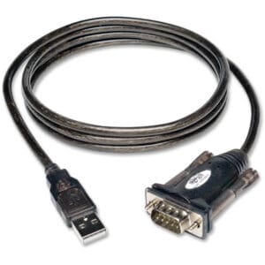 17 Inch USB to Serial Adapter Cable USB-A Male to DB9 Male 17"