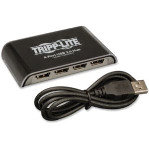 Tripp Lite 4-Port Desktop USB 2.0 USB 1.1 Hub 480Mbps 4ft USB 2.0 Hub