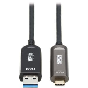 USB-A to USB-C AOC M/M-USB 3.2 Gen 2 Plenum-Rated Fiber Active opt Cable