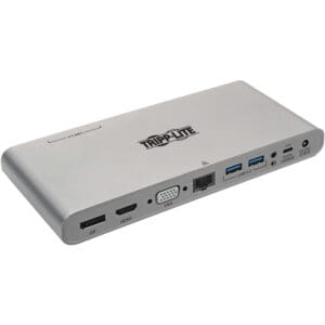 USB-C Docking Station, HDMI, VGA, DP, USB-A/C, 100W Charging