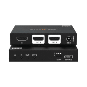 1x4 8K UHD HDMI 2.1 Splitter with Auto Downscaling (8K60/4K120 and VRR/ALLM/QMS/QFT/SBTM Support)