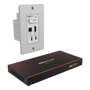 4K UHD 18Gbps HDBaseT HDMI/USB-C/KVM Wall Plate Transmitter/Receiver Kit up to 230ft