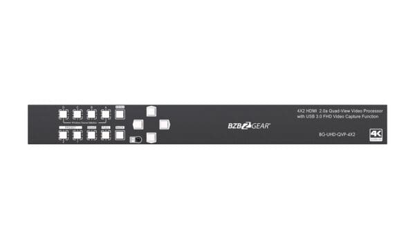 4X2 4K UHD Seamless Switcher, Scaler MultiViewer with Audio De-embedder and Built in USB Capture Card - Image 3