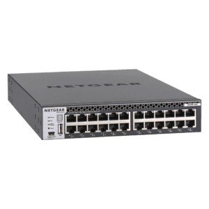 Netgear ProSafe M4300 24G Managed Switch 24 x 10GbE 24 Ports Manageable 10GBase-T, 10GBase-X Layer 4 (XSM4324CS-100NES)