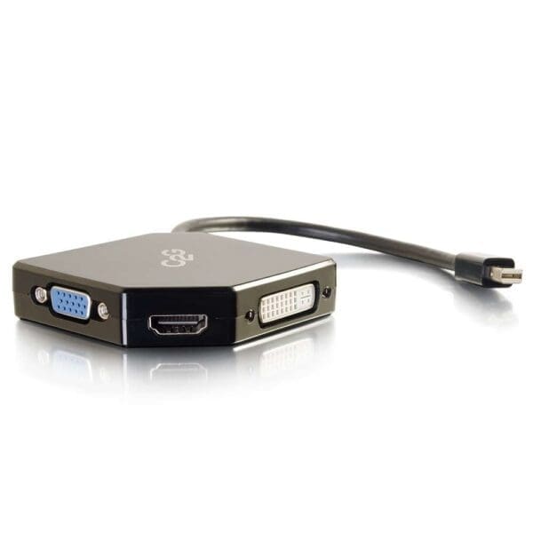 Mini DisplayPort to HDMI, VGA, or DVI Adapter Converter
