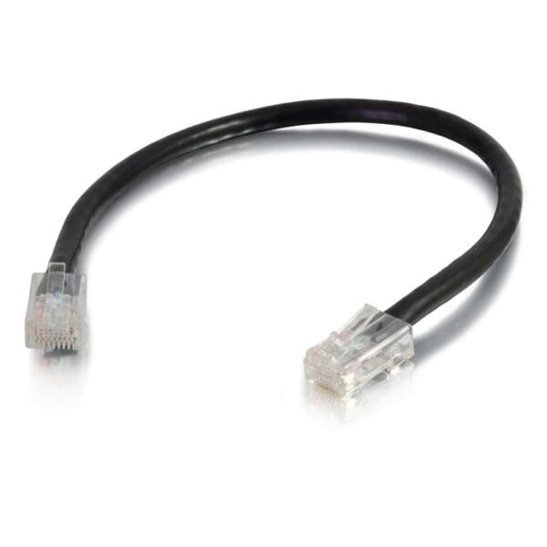 100ft Cat5e Non-Booted Unshielded UTP Ethernet Network Patch Cable - Black