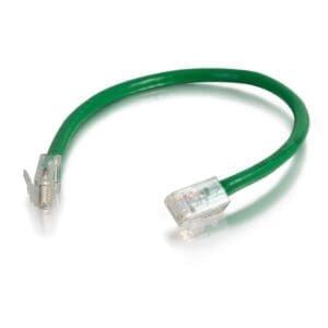 25ft Cat6 Non-Booted Unshielded UTP Ethernet Network Patch Cable - Green