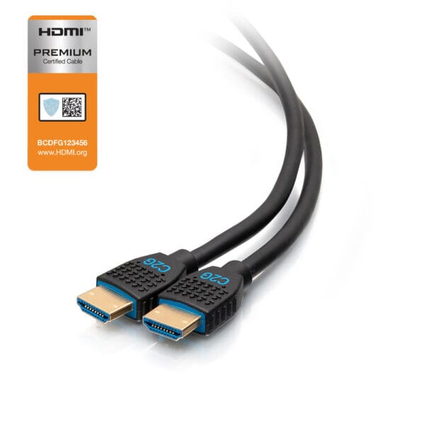 3ft (0.9m) C2G Performance Series Certified Premium High Speed HDMI™ Cable - 4K 60Hz In-Wall, CMG, CL2 Rated