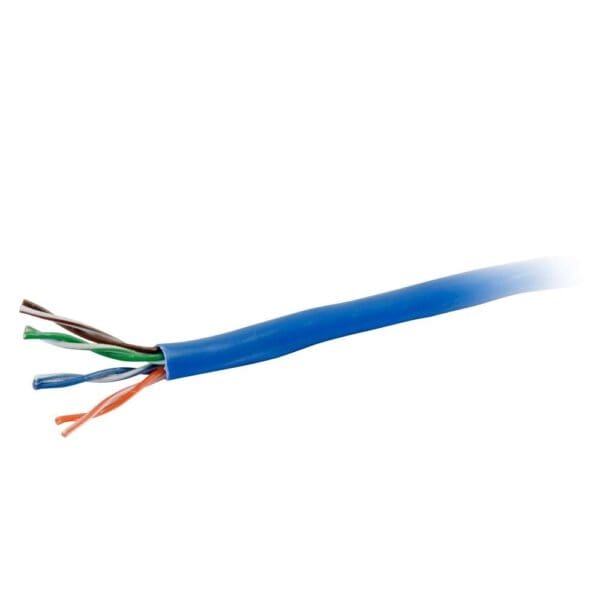 1000ft Cat6 Bulk Unshielded UTP Ethernet Network Cable with Solid Conductors- Blue