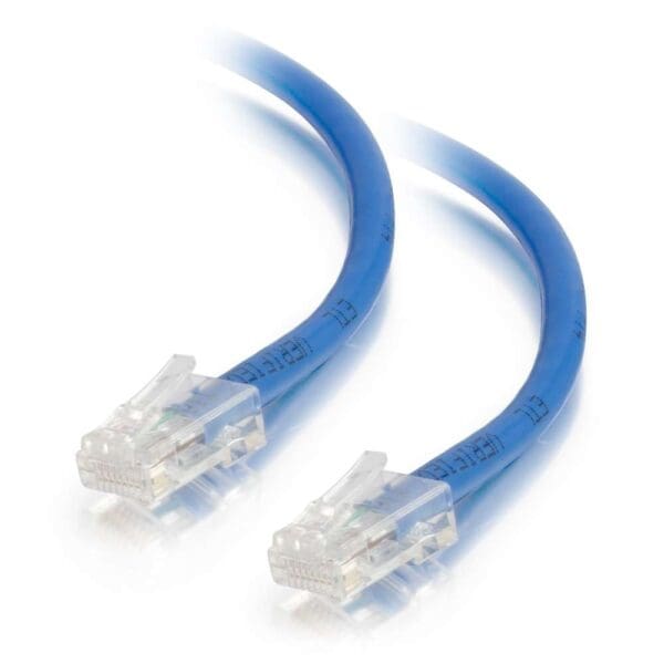 100ft Cat5e Non-Booted Unshielded UTP Ethernet Network Patch Cable - Blue - LIMITED AVAILABLITY