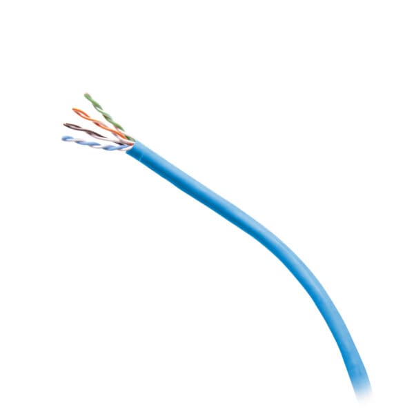 1000ft (304.8m) TAA-Compliant Cat6 Bulk Unshielded (UTP) Ethernet Network Cable with Solid Conductors-Plenum CMP-Rated - Blue