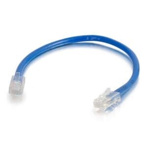 20ft Cat6 Non-Booted Unshielded UTP Ethernet Network Patch Cable - Blue