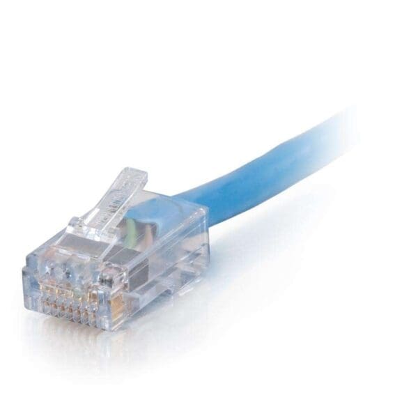 1 ft Cat6 Non-Booted UTP Unshielded Ethernet Network Patch Cable - Blue