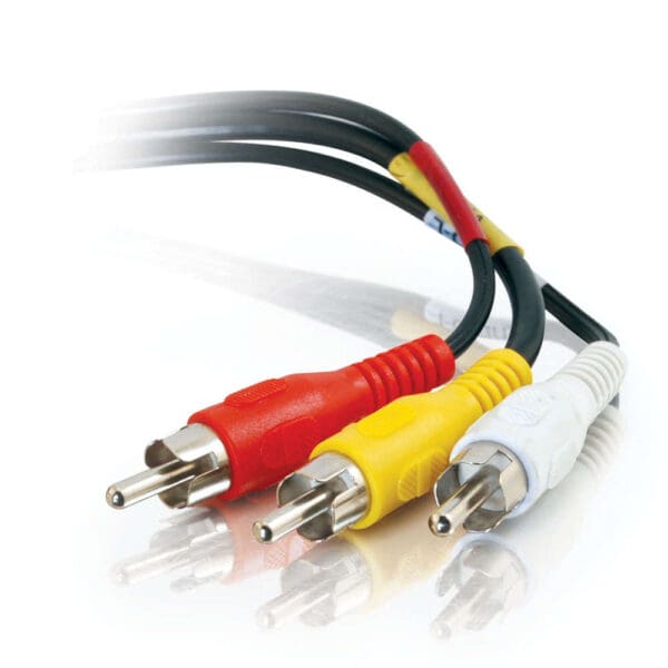 50 ft Value Series™ Composite Video plus Stereo Audio Cable