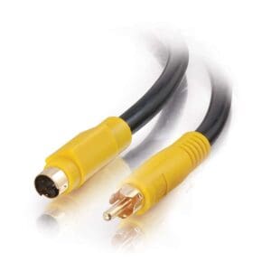 12ft Value Series™ Bi-Directional S-Video to Composite Video Cable - LIMITED AVAILABILITY