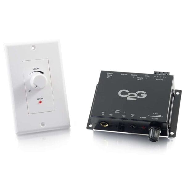 Compact Amplifier With External Volume Control