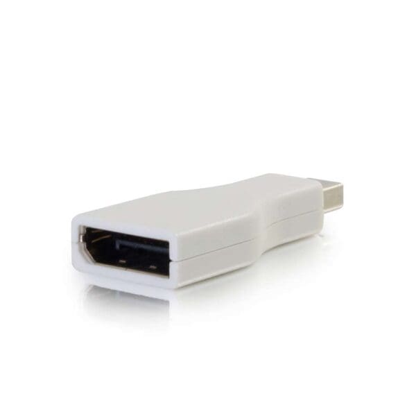 Mini DisplayPort™ Male to DisplayPort™ Female Adapter - White - LIMITED AVAILABILITY