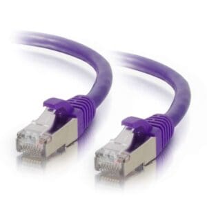 10ft Cat6 Snagless Shielded STP Ethernet Network Patch Cable - Purple