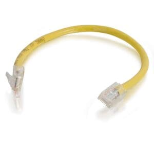 8ft Cat6 Non-Booted Unshielded UTP Ethernet Network Patch Cable - Yellow - LIMITED AVAILABLITY