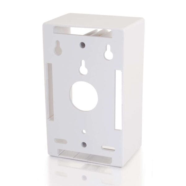 Single Gang Wall Box - White