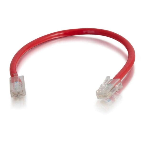 100ft Cat6 Non-Booted Unshielded UTP Ethernet Network Patch Cable - Red