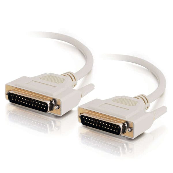 10ft DB25 M/M Serial RS232 Cable - LIMITED AVAILABILITY