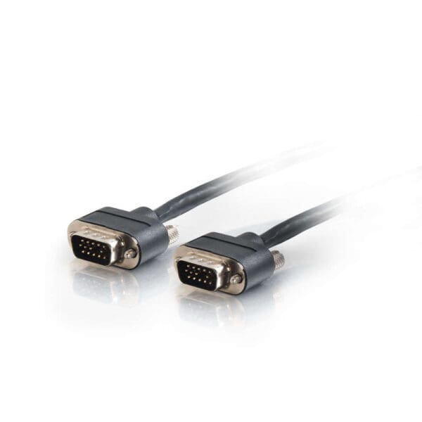 25ft VGA Monitor/Projector Cable with Rounded Low Profile Connectors M/M - LIMITED AVAILABILITY