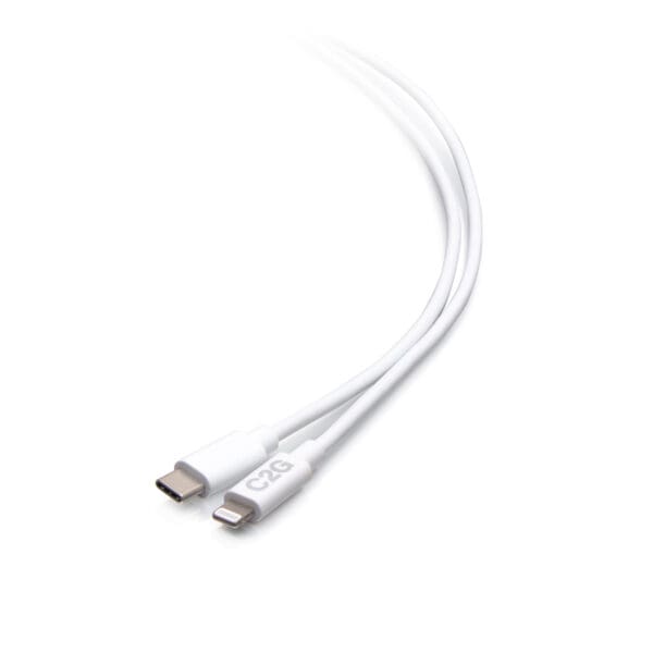 3ft (0.9m) USB-C® Male to Lightning Male Sync and Charging Cable - White - LIMITED AVAILABILITY