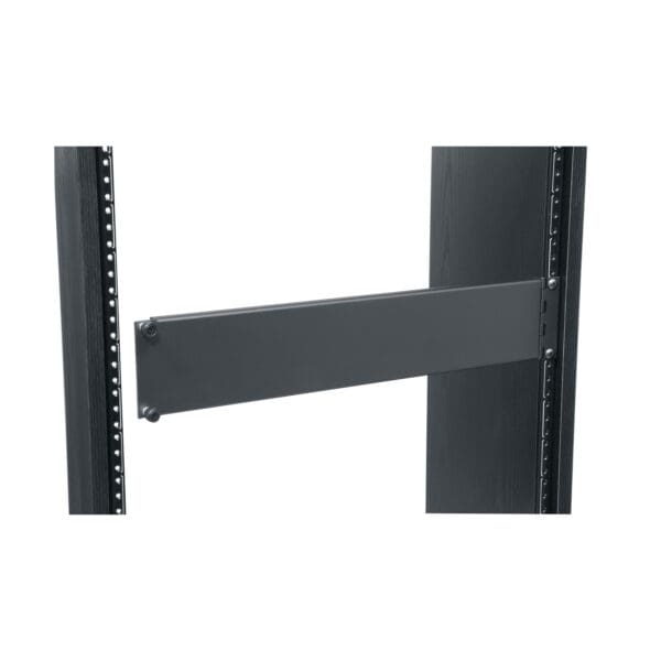 2 RU Blank Rack Panel, Hinged