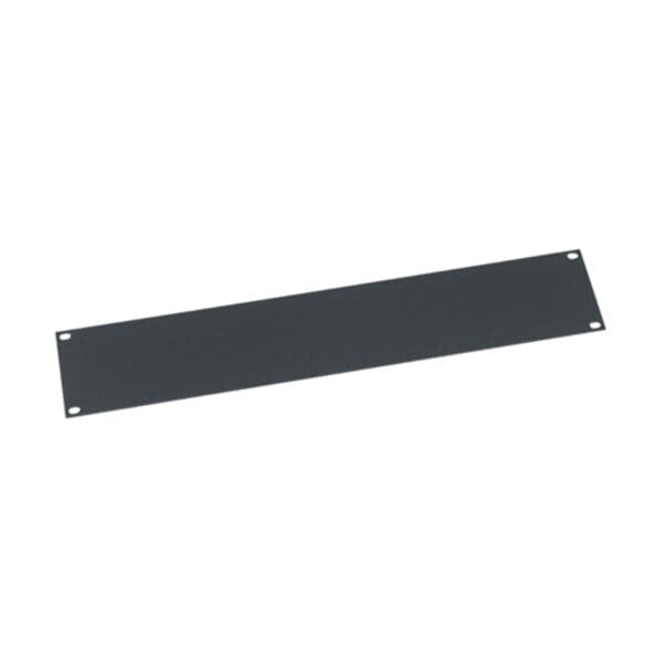 2 RU Flat Blank Rack Panel, Steel