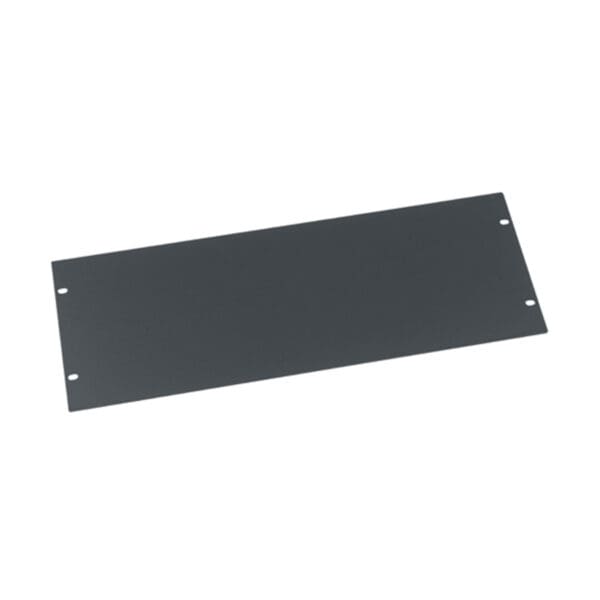 4 RU Flat Blank Rack Panel, Steel