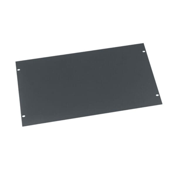 6 RU Flat Blank Rack Panel, Steel