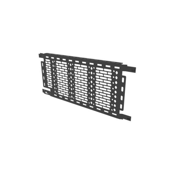 Lever Lock Vertical Accessory Mounting Plate with Structured Wiring Pattern