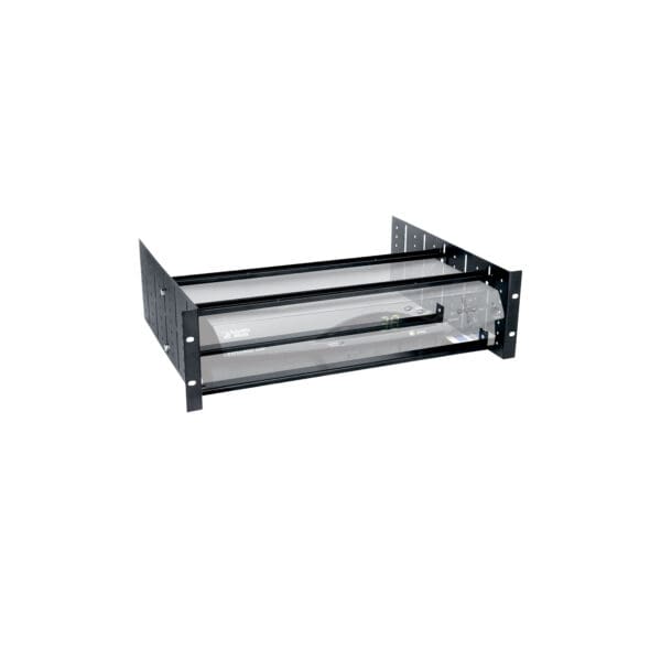 2 RU Open Satellite & Cable Box Clamp Rackshelf