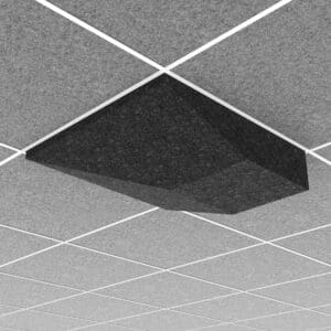 Ori® Acoustic Ceiling Tile in Silver Gray, Plateau 2, 15/16" Layin