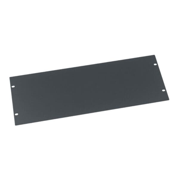 4 RU Flat Blank Rack Panel, Aluminum