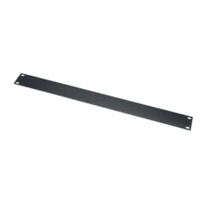 1 RU Flat Blank Rack Panel, Aluminum - 12 Piece Contractor Pack