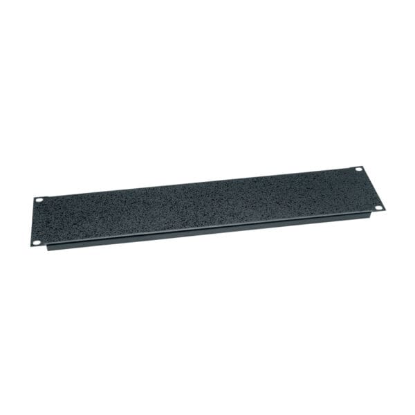 2 RU Flanged Blank Rack Panel, Textured