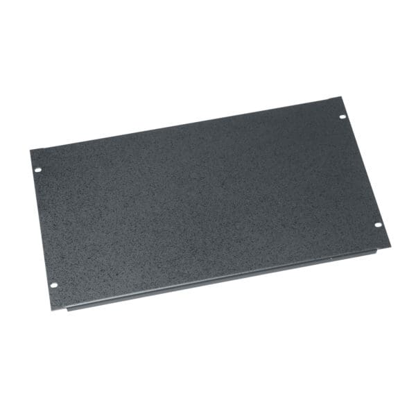 6 RU Flanged Blank Rack Panel, Textured